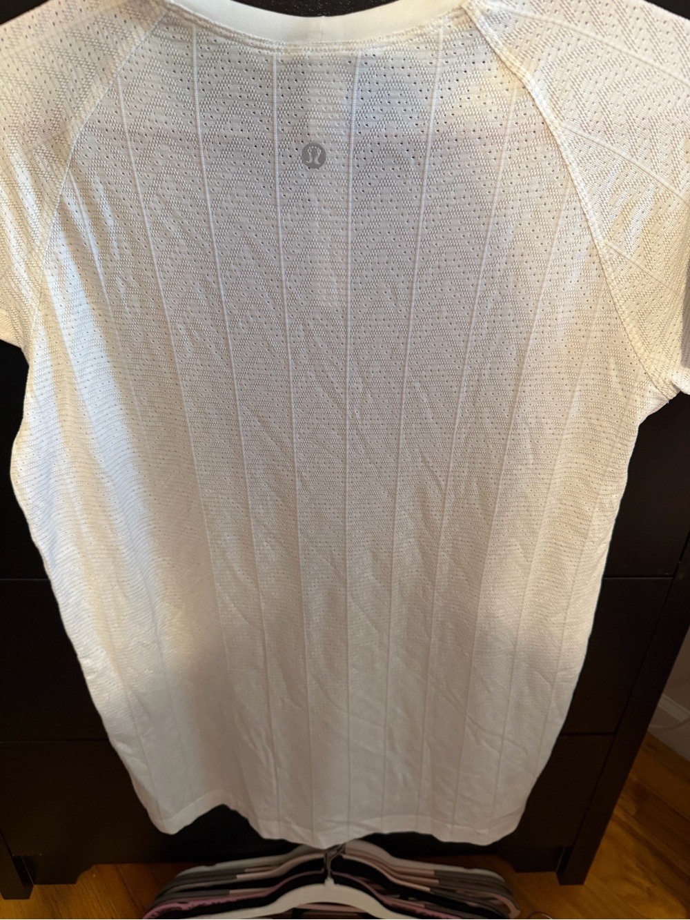 lululemon athletica White Short Sleeve Knit Athletic Tee - Picture 3 of 3